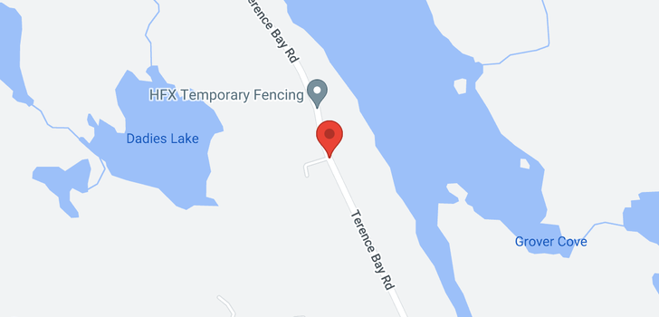 map of 1186 Terence Bay Road